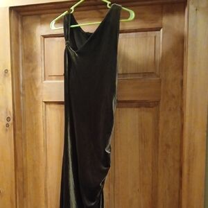 BCBGMaxAzria One Shoulder Brown Dress